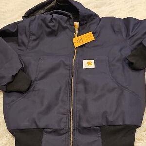 NWT Carhartt Dark Blue Hooded Jacket